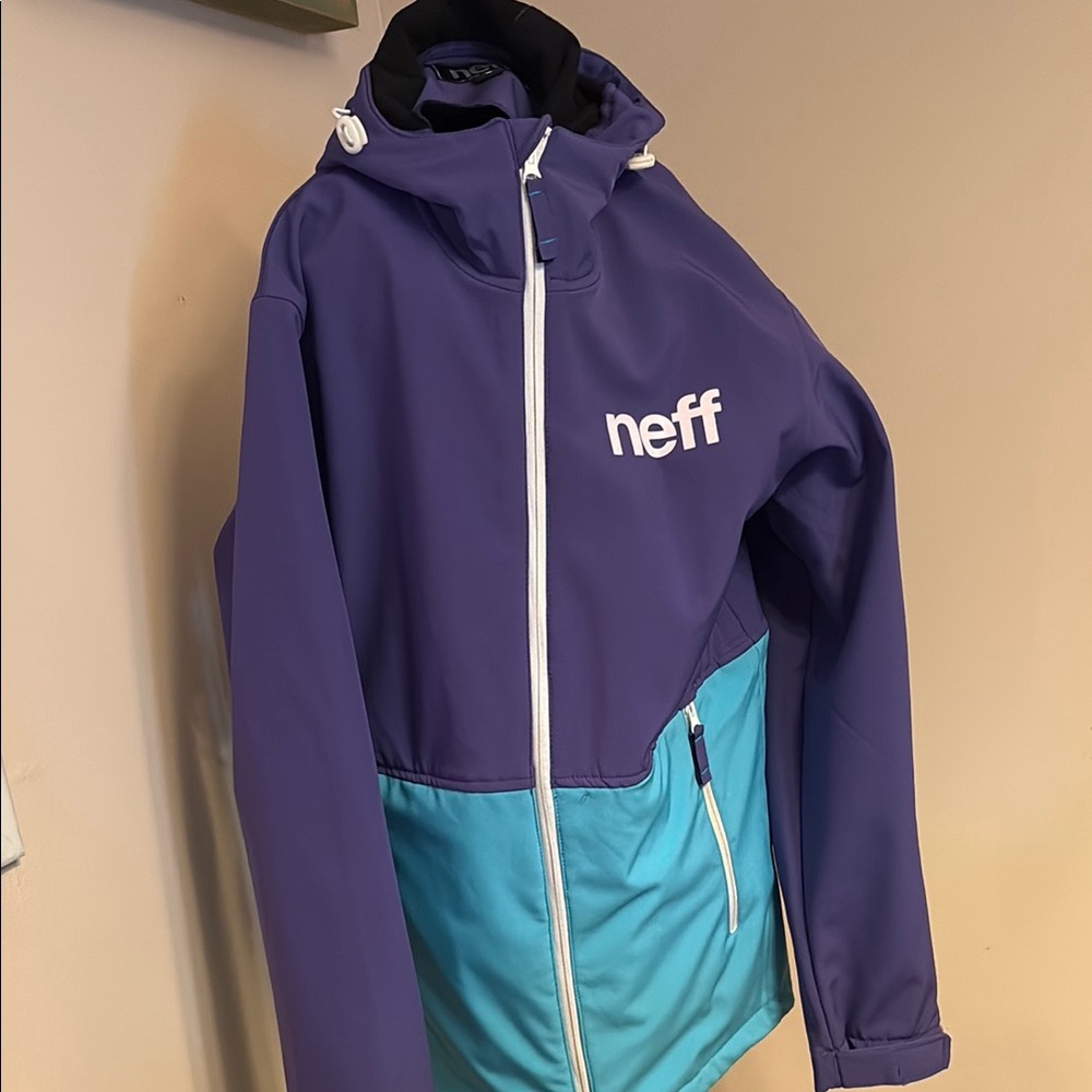 Neff Two-Tone Purple and Teal Jacket